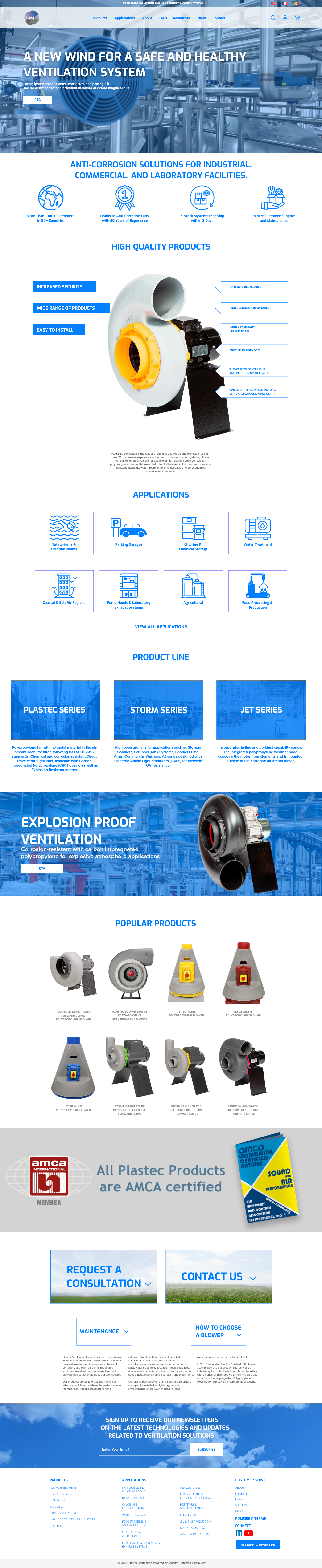 Plastec Homepage Design